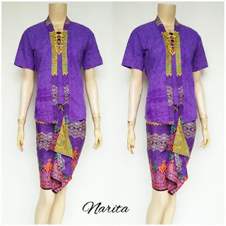 Setelan Batik Solo, RnB Batik Narita ungu