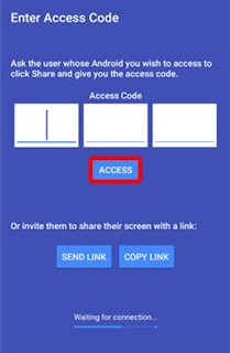 enter access code