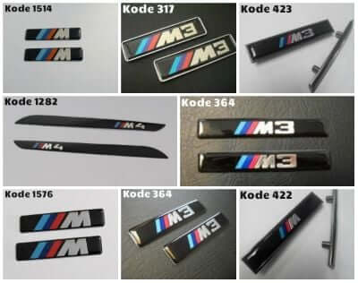 Emblem Samping BMW