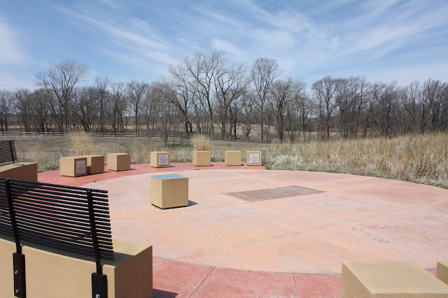 Sun clock at Openlands Lakeshore Preserve in Fort Sheridan, Illinois