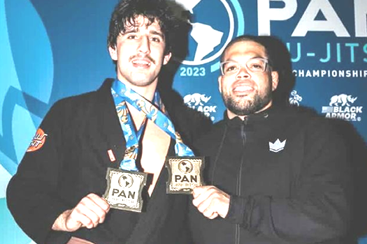 Faixa-marron surpreende e vence Rayron Gracie na final do absoluto no Pan 2023