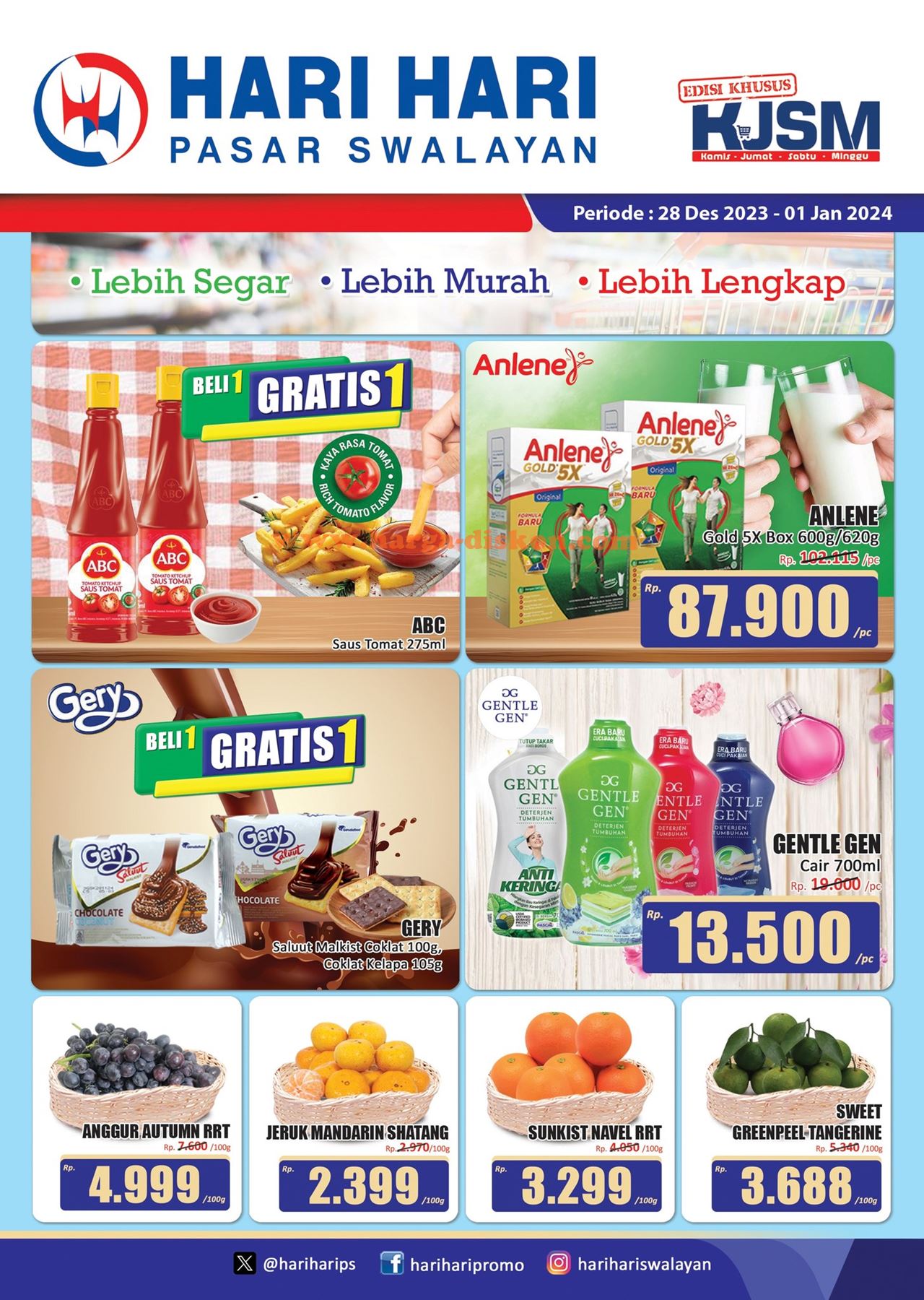 Promo HARI HARI Akhir Pekan Promo KJSM 28 Desember 2023 - 1 Januari 2024