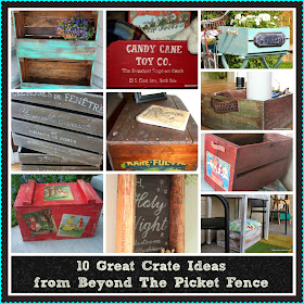 great crate ideas http://bec4-beyondthepicketfence.blogspot.com/2014/06/crates-are-great-round-up-of-crate-ideas.html