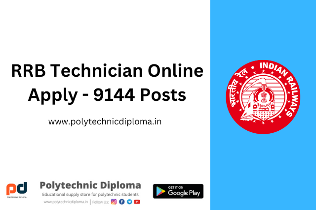 RRB Technician 2024 Online Apply for 9144 Posts @indianrailways.gov.in