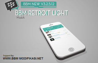 BBM Mod Retroit Light Versi 3.2.5.12 APK