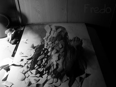 Unbelievable 3D Drawings by 17-year-old Fredo