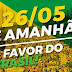 Movimento Vem Pra Rua neste domingo (26)