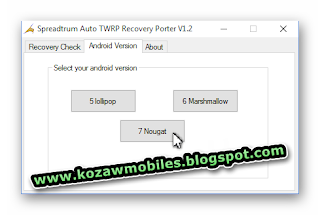 Spreadtrum Auto Twrp Recovery Porter V1.2