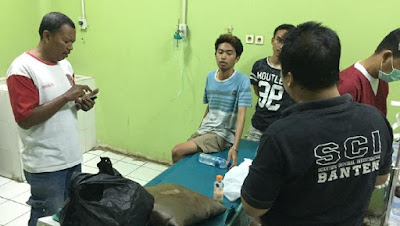 Tak Dikenal 3 orang Dibacok Di Cilegon 