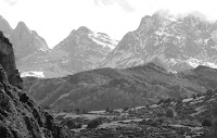 Paisaje montañoso del oriente de Asturias (archivo del autor)