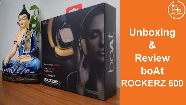 Boat Rockerz s 600 Bluetooth Headphone(Brown) Unboxing & Review