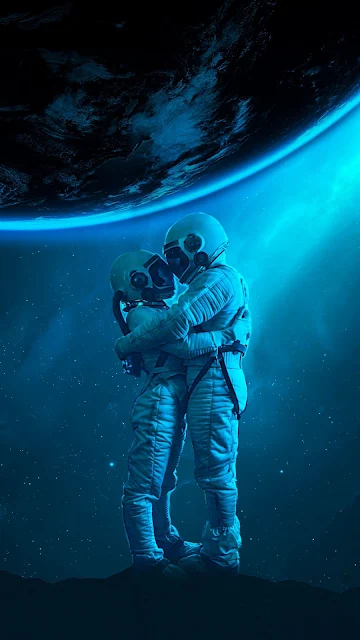 Love, Space, Astronauts, Hugs, Planet