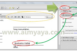 Cara Menambah Teks/Tulisan Pada Dokumen Pdf