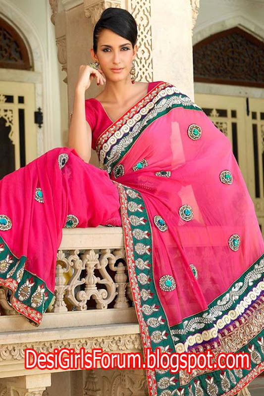 Latest Pink Saree Collection