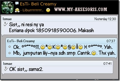 testimoni creamy 
