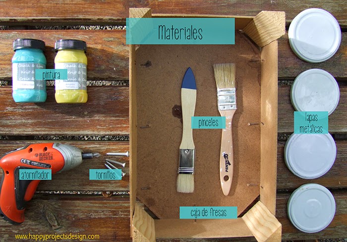 carrito handmade: materiales