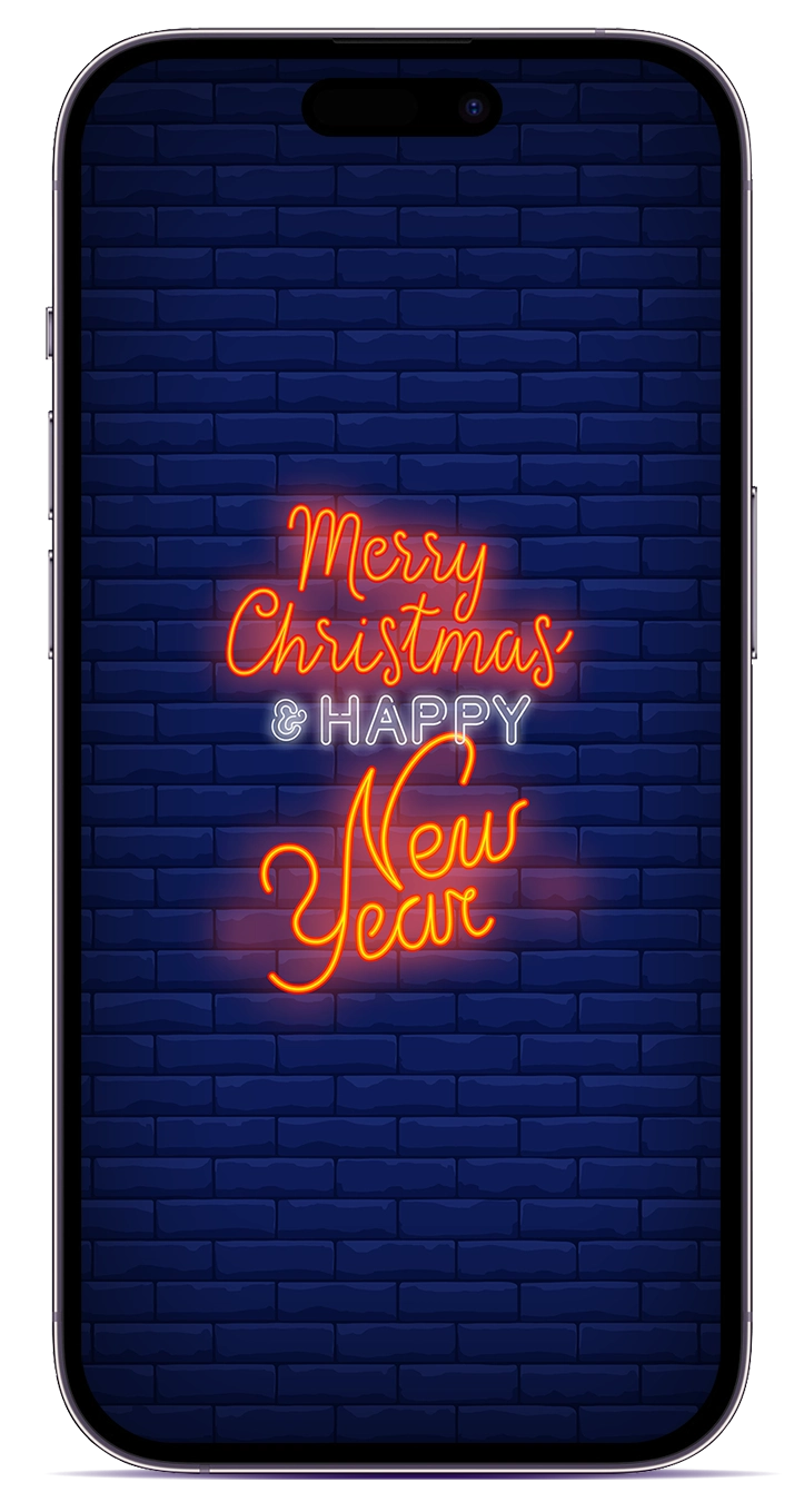 merry Christmas and happy new year background wallpaper for iphone