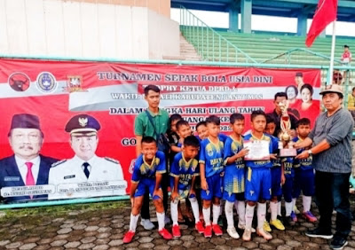 PAC PDI Perjuangan Purwokerto Selatan Gelar Kompetisi Sepak Bola Usia Dini