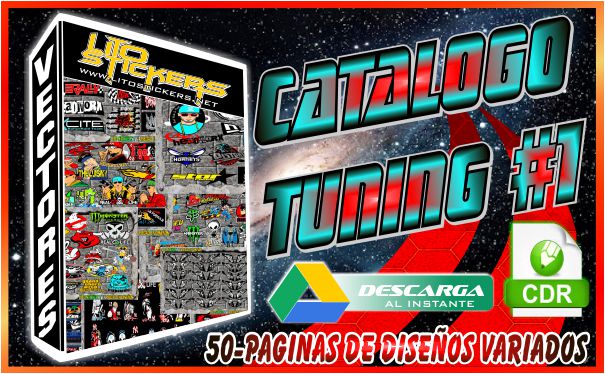 CATALOGO TUNING #1 VECTORES PARA PLOTTER DE CORTE