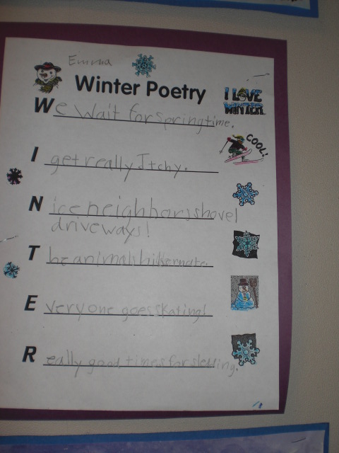 Acrostic Poems For Children