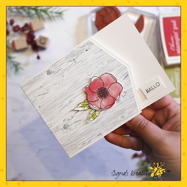 painted poppies, stampin up stempelset, mohnblumen