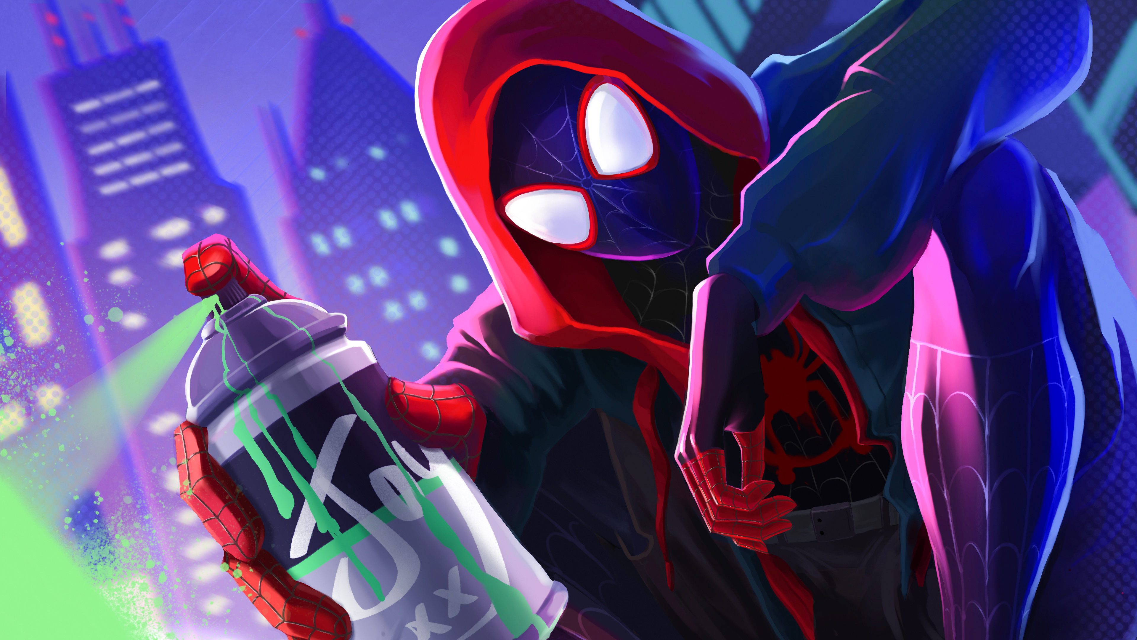 Miles Morales Spider Man  Into the Spider Verse 4K 3 