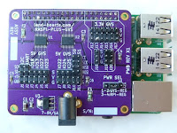 3.3V/5V Sensor Connection Card for the new Raspberry Pi B+