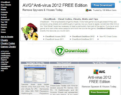 cheatbook database 2012 online