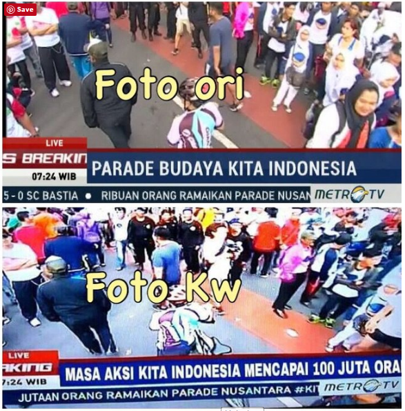 Metro TV Buat Klarifikasi Terkait Judul Berita 'Masa Aksi Kita Indonesia Mencapai 100 Juta' 