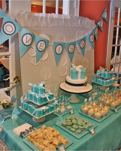 Tiffany Themed Wedding Favors