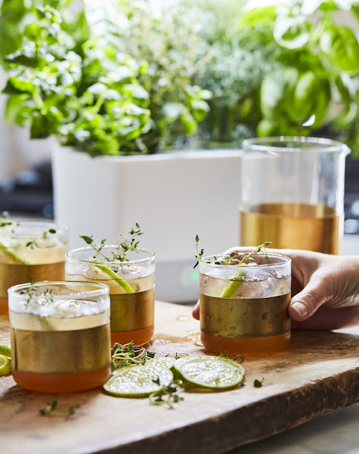 thyme apple cider spritz