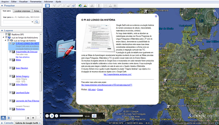 Use o Google Earth nas aulas de Matemática