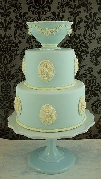 Wedgwood Blue Wedding Cakes