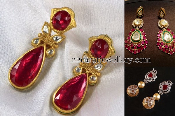 Grand Cab Ruby Earrings