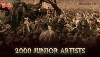 2000 Junior Artists in Bahubali War Scene