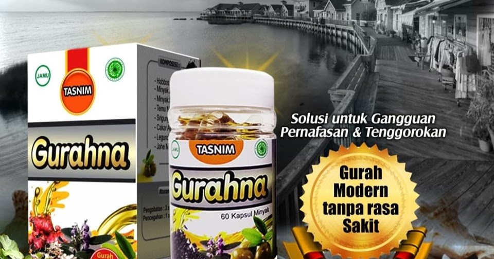 Kapsul Minyak Herbal Tasnim GURAHNA Gurah Modern Gangguan ...