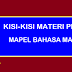 KISI-KISI MATERI PLPG 2016 MAPEL BAHASA MANDARIN