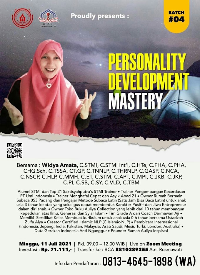 Certified Personality Development Mastery Batch 4