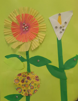 a faithful attempt: Spring paper crafts for young students