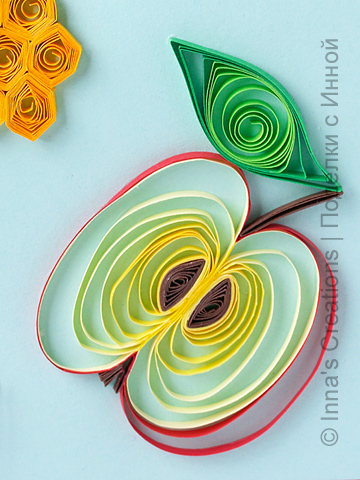 How to quill apples