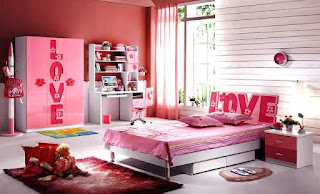 Ide Desain Kamar Perempuan  Anak Cat Warna Pink