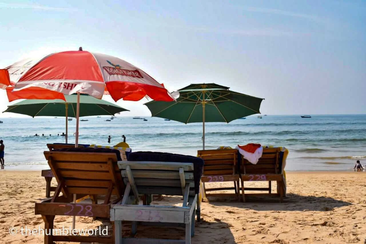 Shacks in Goa Beach