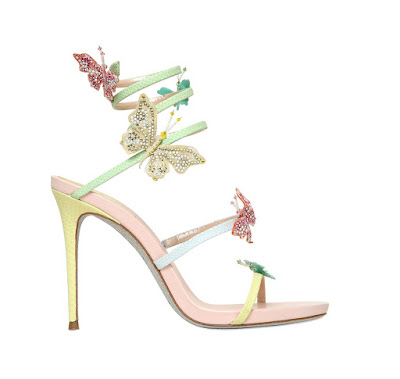 Rene Caovilla Butterfly high heeled Sandals