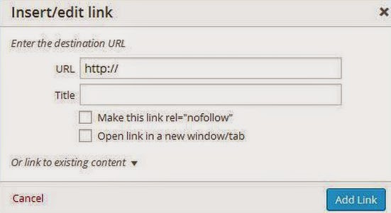 Make this link rel="nofollow""