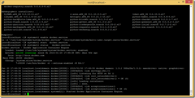 systemctl status docker.service