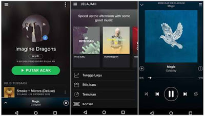 Aplikasi Musik Online Android