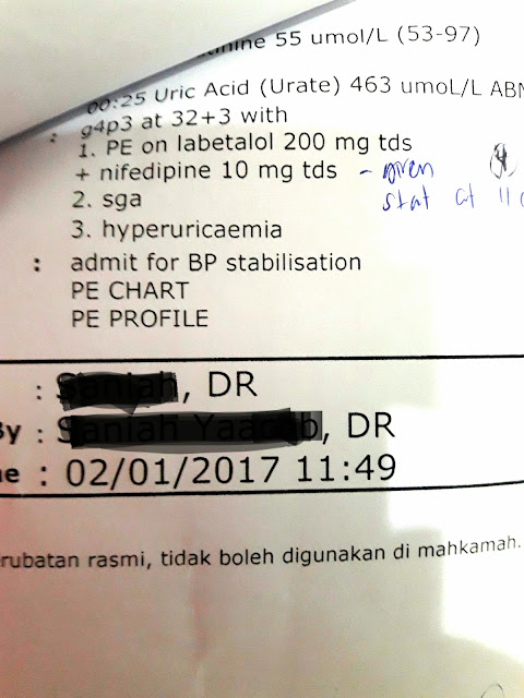 Admit Wad Kali Kelima (part 3) pre-eclampsia