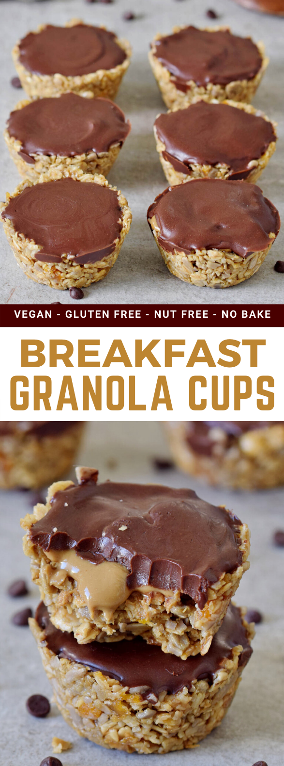 BREAKFAST GRANOLA CUPS | EASY NO-BAKE RECIPE #healthydessert #diet