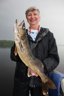 huge giant trophy pike walleye Red Lake Ontario Canada fishing report Nungesser Anglers Kingdom