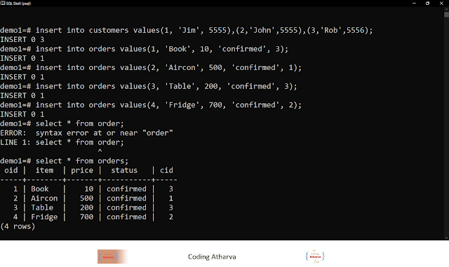 Insert Data into Foreign Key Tables